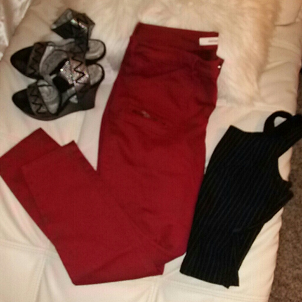 Red pants